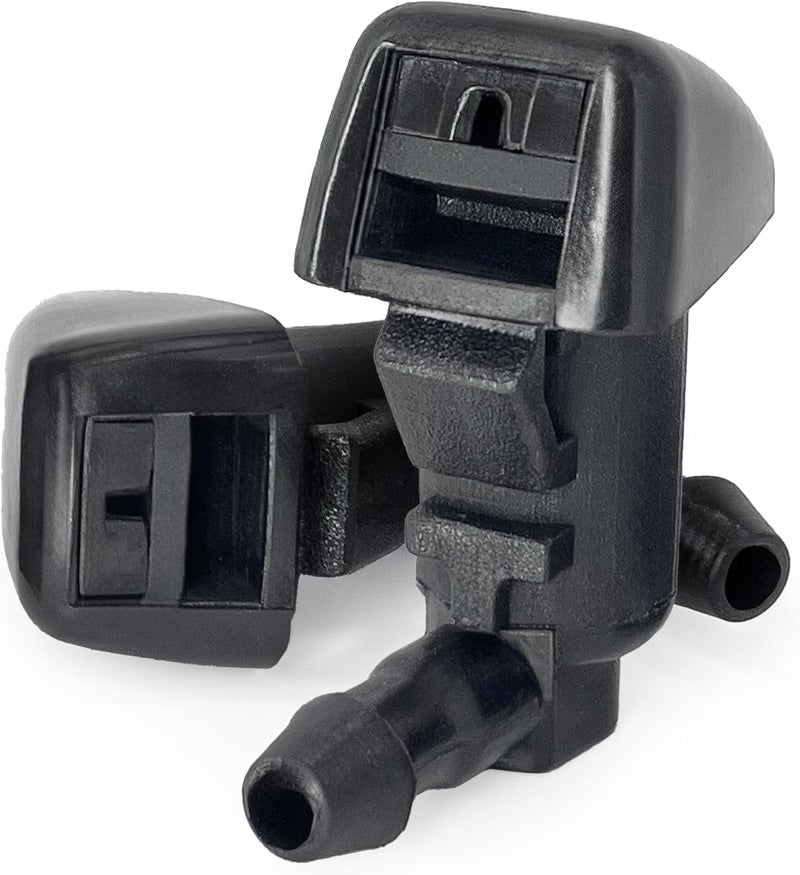 Click&Fit Windshield Washer Jet Nozzles compatible with Ford Edge 2007-2011, F-250 F-350 F-450, Lincoln MKX – Wiper water spayers replaces 7C3Z17603A, Elevated 2-pcs set - Image 1